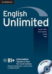Книга для вчителя English Unlimited Intermediate Teacher's Pack ( with DVD-ROM) Книга для вчителя English Unlimited Intermediate Teacher's Pack ( with DVD-ROM)